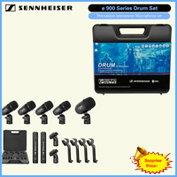 Original Sennheiser E900 DRUM Kit Microphone Seven Professiona Drum and Instrument Microphones Designed for Stage and Studio