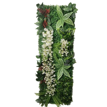 인공 식물 잔디 꽃 벽 패널, 등나무 잔디, 40*120cm