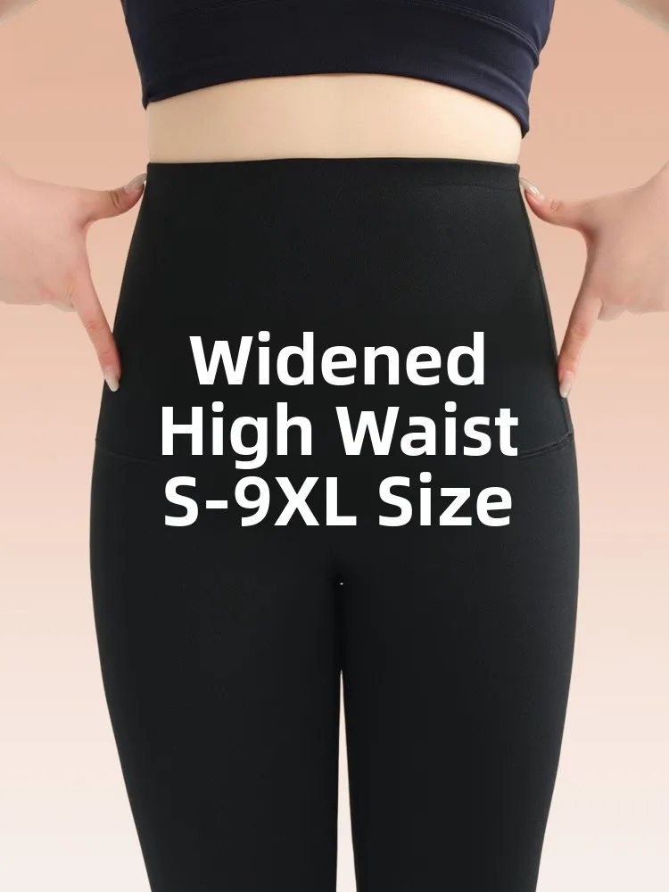 

Брюки для йоги с высокой талией, брюки из овчины, осень-зима, большие размеры, брюки для похудения на подкладке, подтягивающие живот