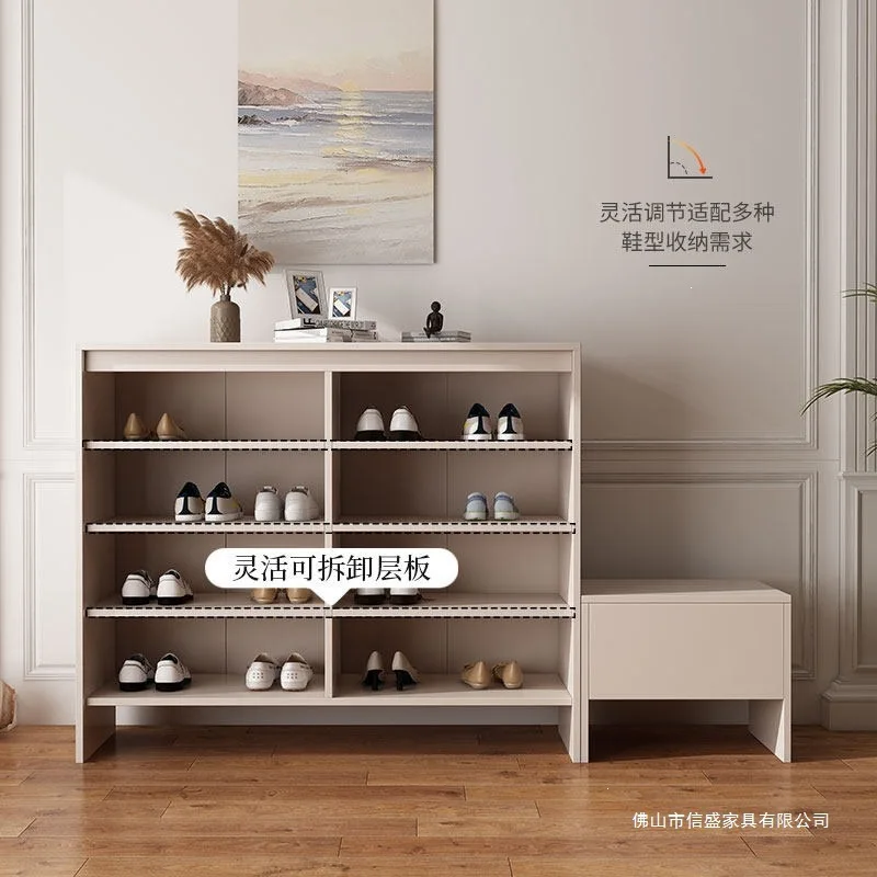 Wholesale Modern Slanted Shoe Cabinet with Compact Design for Space Saving Interior Solutions  Shoe Rack Organizador De Zapatos
