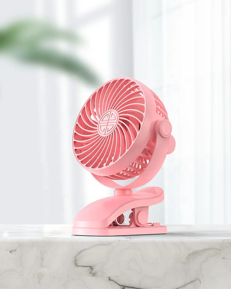 YiPin 2024 New Arrivals Alibaba USB rechargeable mini clip fan small table  for outdoor Foldable portable 