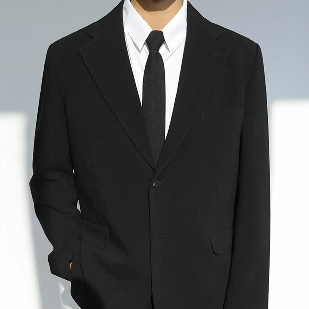 1-50 Buah Dasi Uniseks untuk Pria Wanita Dasi Ritsleting Hitam Dasi Pria Model Jepit Dasi Pengaman untuk Pakaian Dasi Seragam Jas Grosir