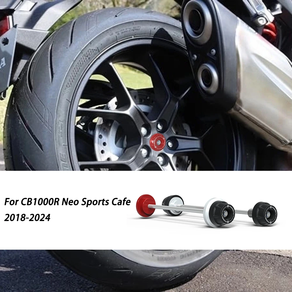 

Rear Front Axle Fork Crash Slider For Honda CB1000R Neo Sports Cafe 2018-2024 Motorcycle Wheel Protector