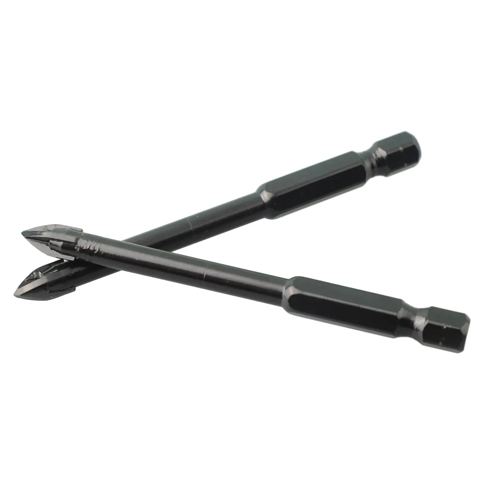 Mata Bor Shank Hex 6Mm 74Mm Shank Hex Silang Karbida Multifungsi Paduan YG6X 5 Buah Porselen Marmer