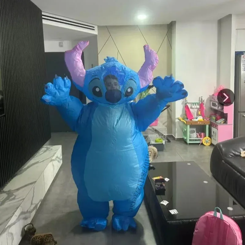 

Cosplay Halloween Cute Inflatable Costume, Anime Characters, Blue Cosplay Event Performances Taken at Comic Shows and Festivals