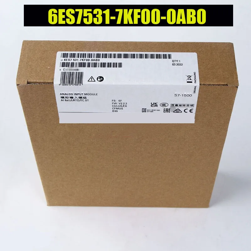 

6ES7531-7KF00-0AB0 6ES7 531-7KF00-0AB0 PLC High quality I/O module PLC S7-1500 Analog Input Module