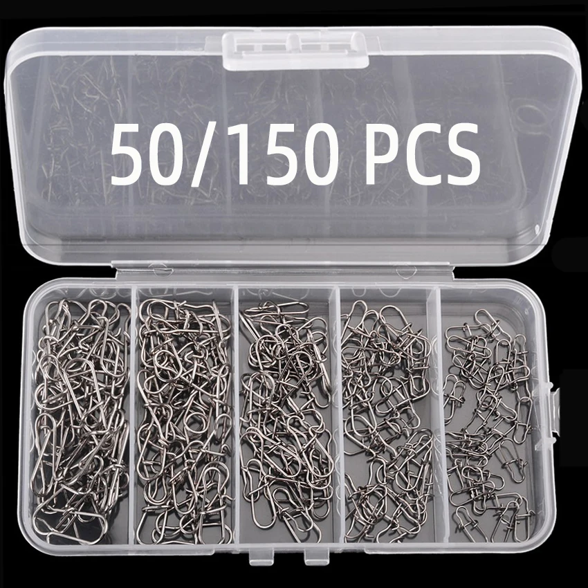 50/150pcs/box Durable Stainless Steel Lure Reinforcement Pins for Stronger Fishing Tackle Connector Accessories Pesca with Box