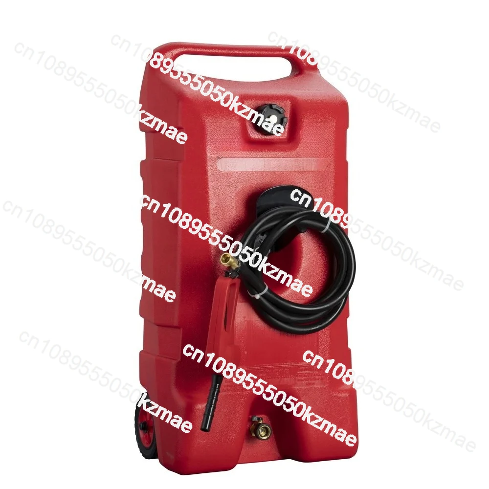 

New Fuel Caddy,31.7Gallon Portable Gas Fuel Tank Container Caddy with LE Fluid Transfer Siphon Pump and 10 Foot Long Hose