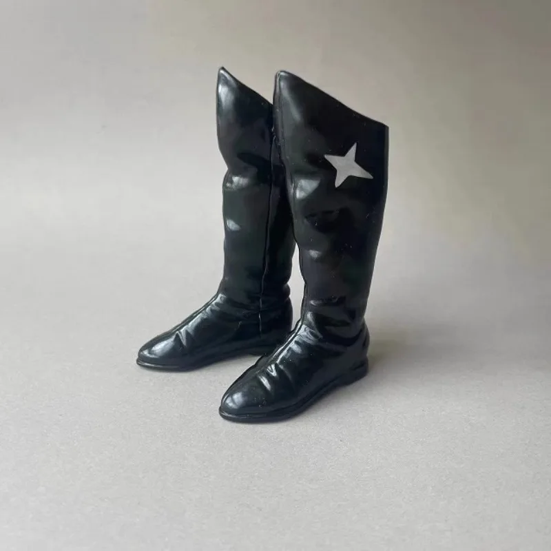 1/6 Scale Soldier Trendy Long Boots Japan Style Soft Rubber Hollow Shoes Model Fit for 12inch Action Figure Medicom Dolls