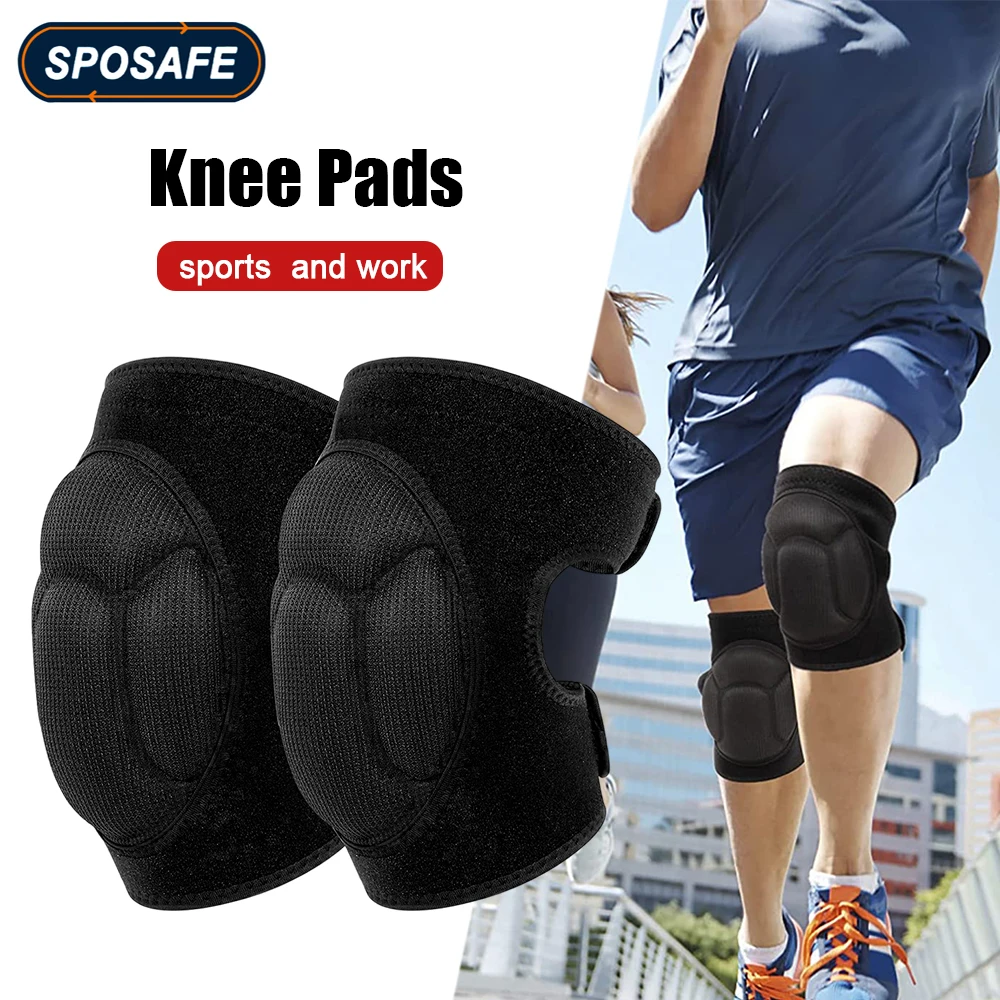 1Pair Knee Pads Kneeling Cushion with Thick EVA Foam Padding for Gardening, House Cleaning, Construction Work, Flooring Kneepad