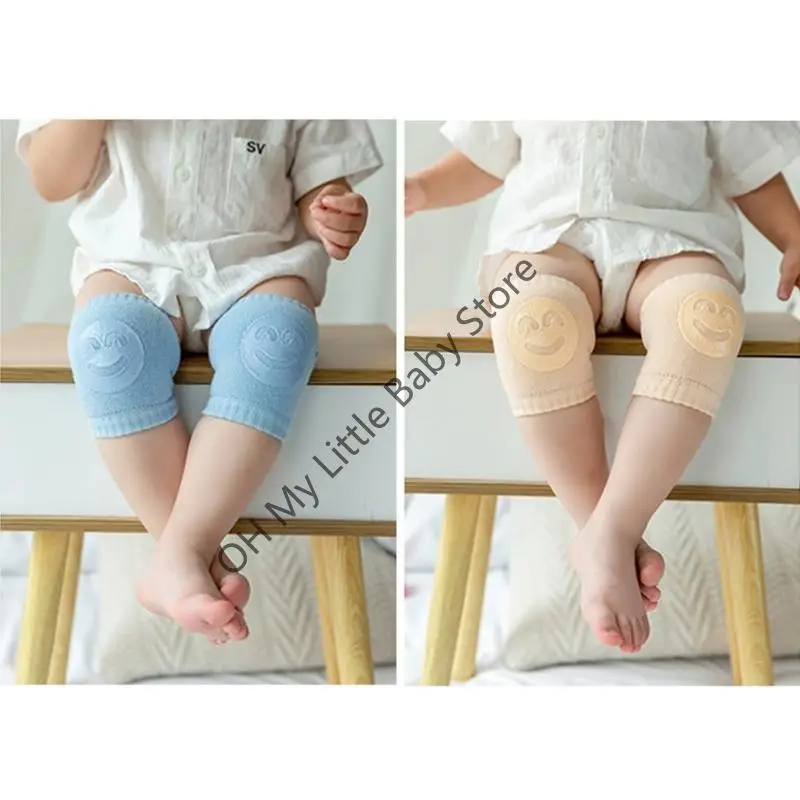 

M76C 1 пара детских противоскользящих наколенников для ползания, безопасная подушка для локтей для младенцев, грелки для ног,