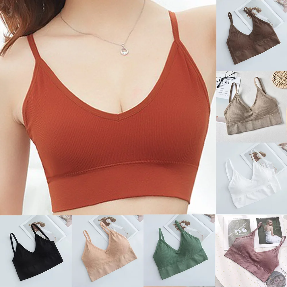 

Женский бюстгальтер пуш-ап с мягкой подкладкой, бесшовный U-образный спортивный бюстгальтер с открытой спиной, сексуальные укороченные топы, женский беспроводной бюстгальтер без косточек