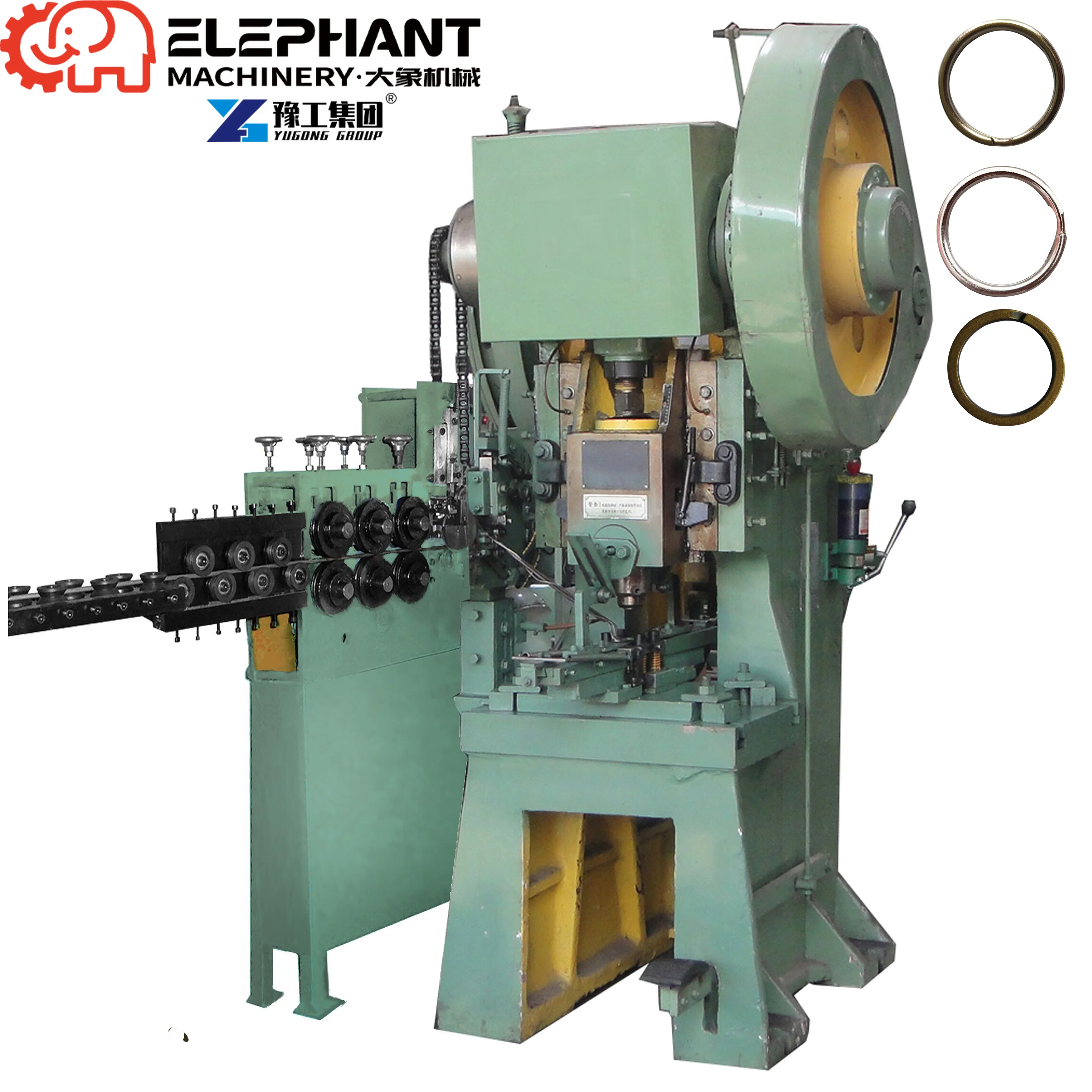 Automatic Metal Wire Jump O Ring Making Forming Machine YG Series
