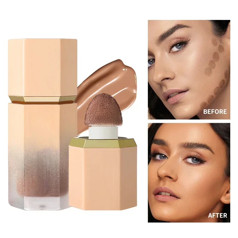 Bâton de contour liquide pour le visage, surligneurs de finition naturels, baguette de contour imperméable, stylo de contour en V saillant, maquillage pour le visage, 256