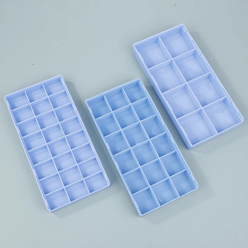 8/18/24 Grids Plastic Watch Parts Storage Box Compartment Organizer Watch Repair Tool Display Container With Lid