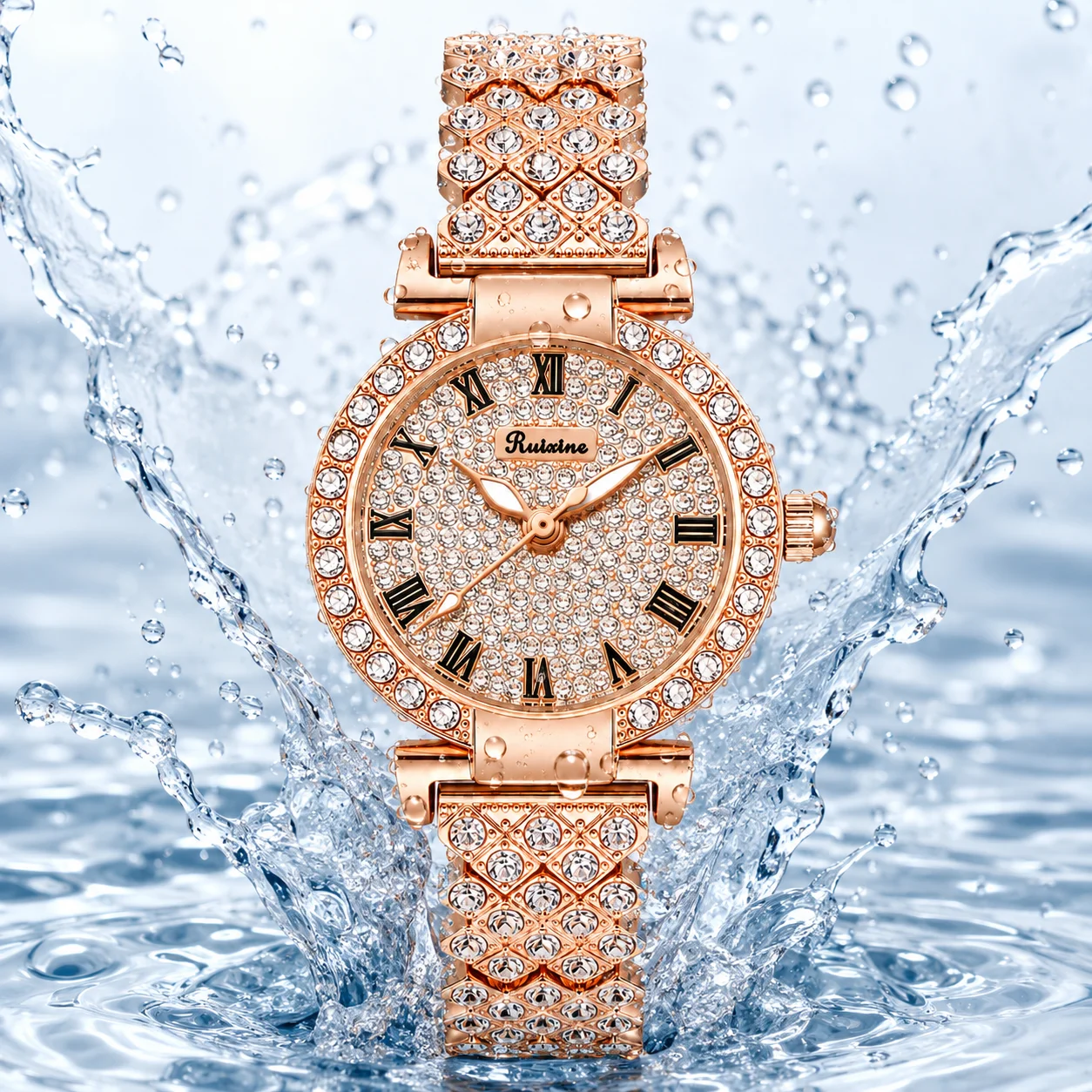 ساعة كوارتز نسائية فاخرة من RU - مراجعة Anti-Magnetic Watch وسعره