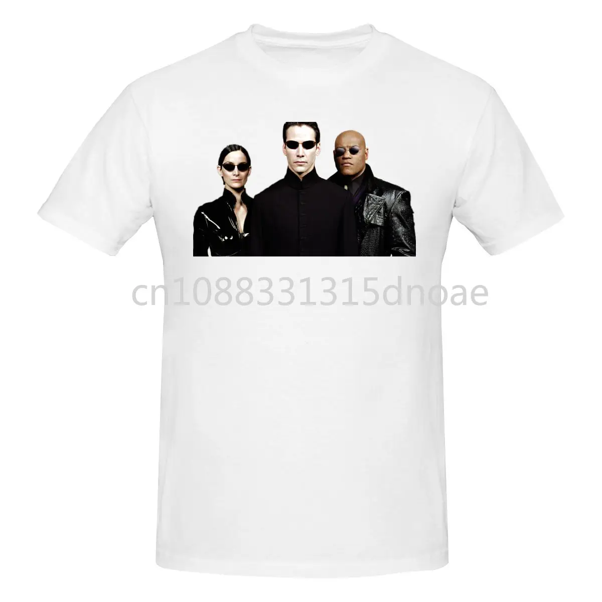 

The Matrix Code Movie T-shirt Men Print Round Neck T-shirt Summer Fashion Short Sleeve Cotton T Shirt