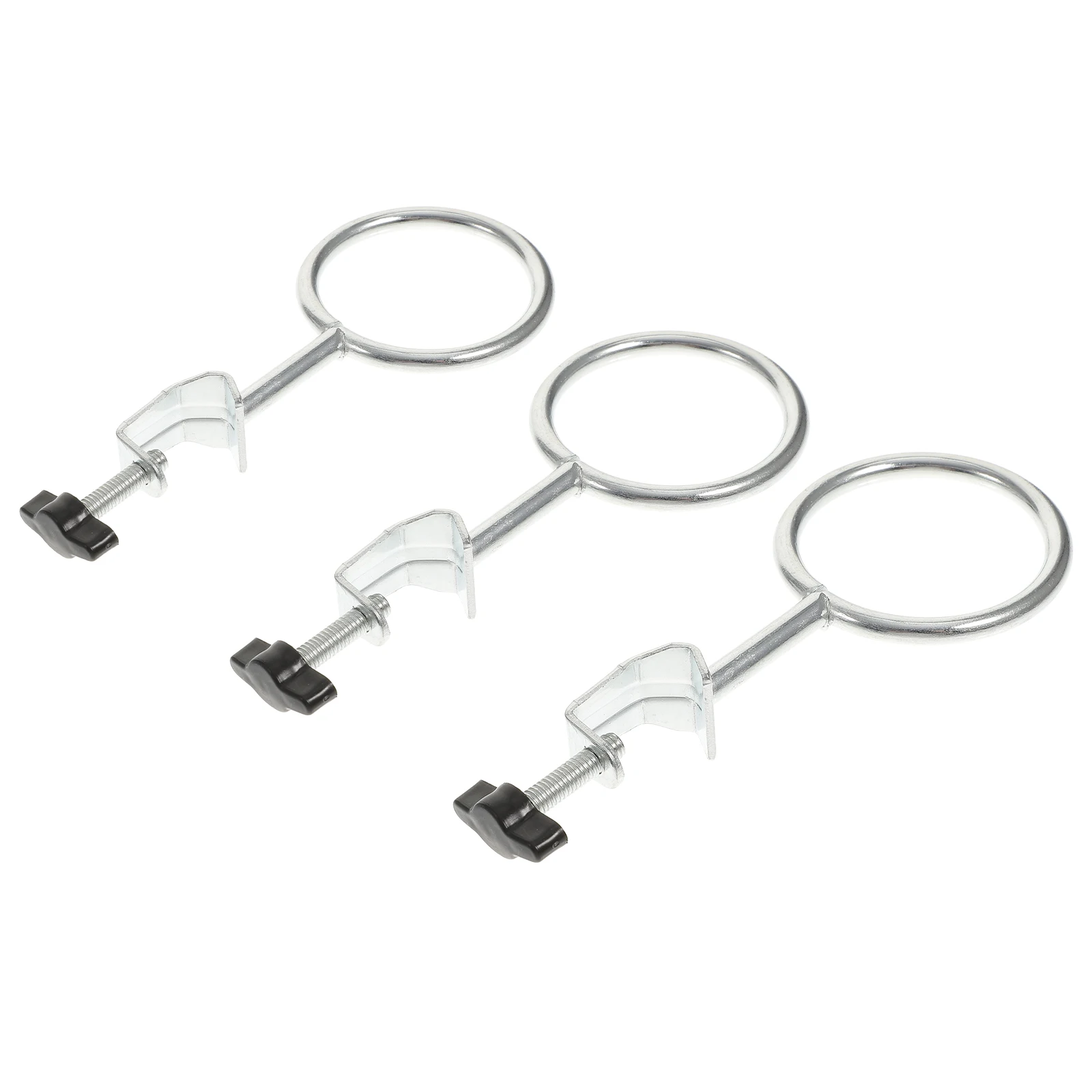 

3 Pcs Iron Ring Accessories Sturdy Flask Support Laboratory Equipment Science Labs Beaker