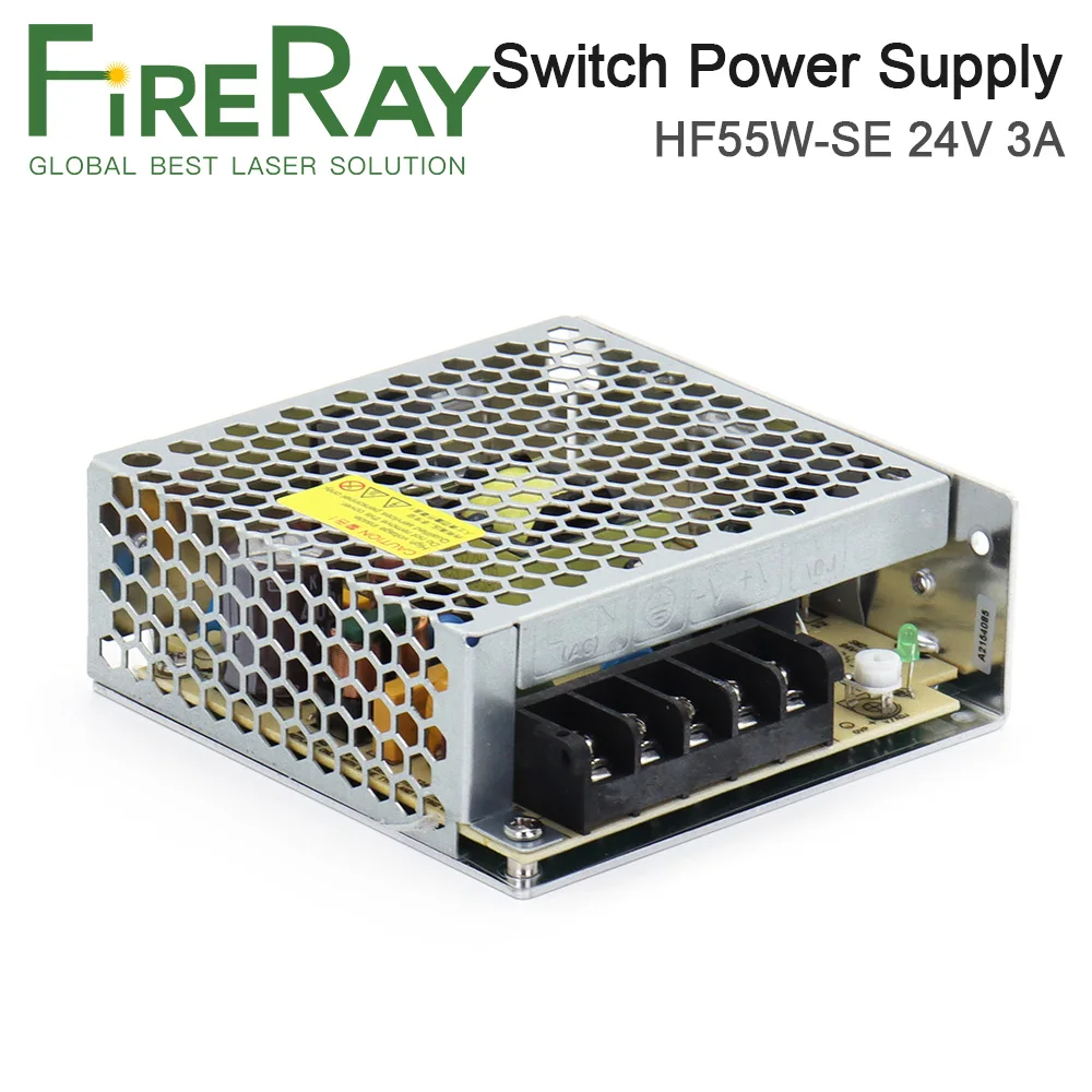 FireRay HF55W-SE-24 Switch Power Supply DC24V 2.3A 55W 5V-48V Single Output for Industrial Control and Display Screen