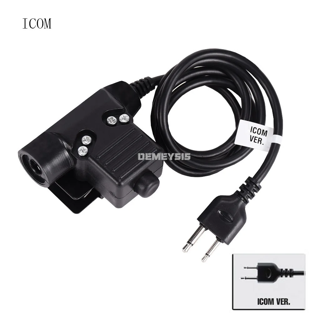 Tactical Headset U94 PTT Walkie Talkie Interphone Replacement for Icom / Kenwood / Midland / Motorola Talkabout / Mobile Phone