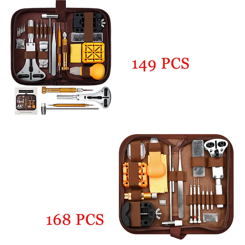 149/168PCS Watch Repair Kit Case Disassembler Opening Rod Kit Suitable For Battery Replacement Repair Set Watchmaker Tools