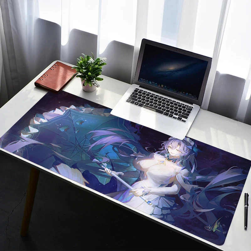 

Anime Mouse Pad Gamer Keyboard Pad Desk Wuthering Waves Cantarella Mouse Mat Carpet Rubber Tapis Souris Gaming Notbook Mousepad