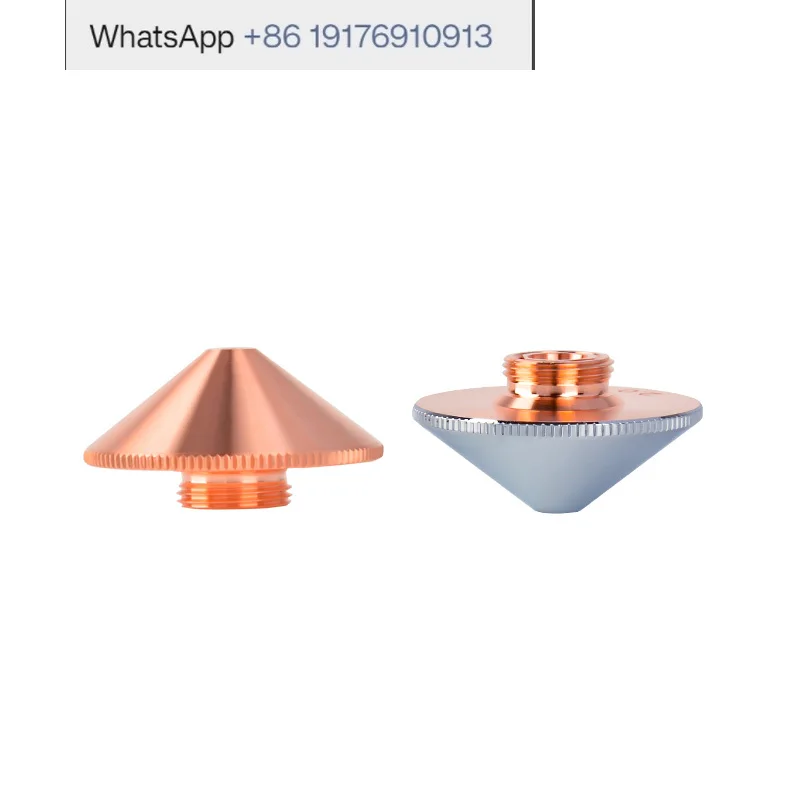 2PCS fiber  cutting machine nozzle single double copper nozzle accessories