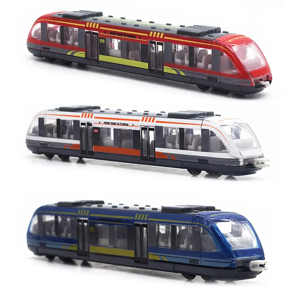 Simulation Alloy Metal High Speed Rail Diecast Train Toy Model Educational Toys Boys Children Train Alloy Model Car Toys Gift