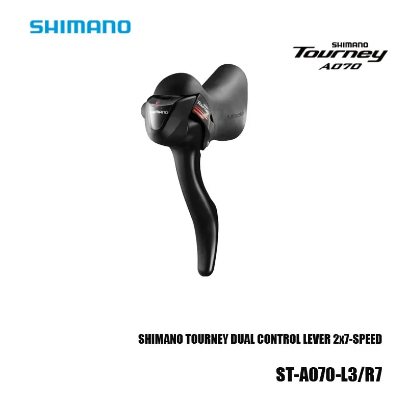 

SHIMANO TOURNEY A070 Series - ST-A070-DUAL CONTROL LEVER - SUPER SLR - 2x7-speed MTB & Road bicycle acesssories cycling