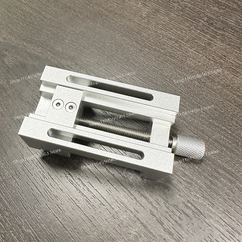 Mini Precision Flat-Nose Vise - Small Clamping Tool for Olive Walnut & Electric Grinder
