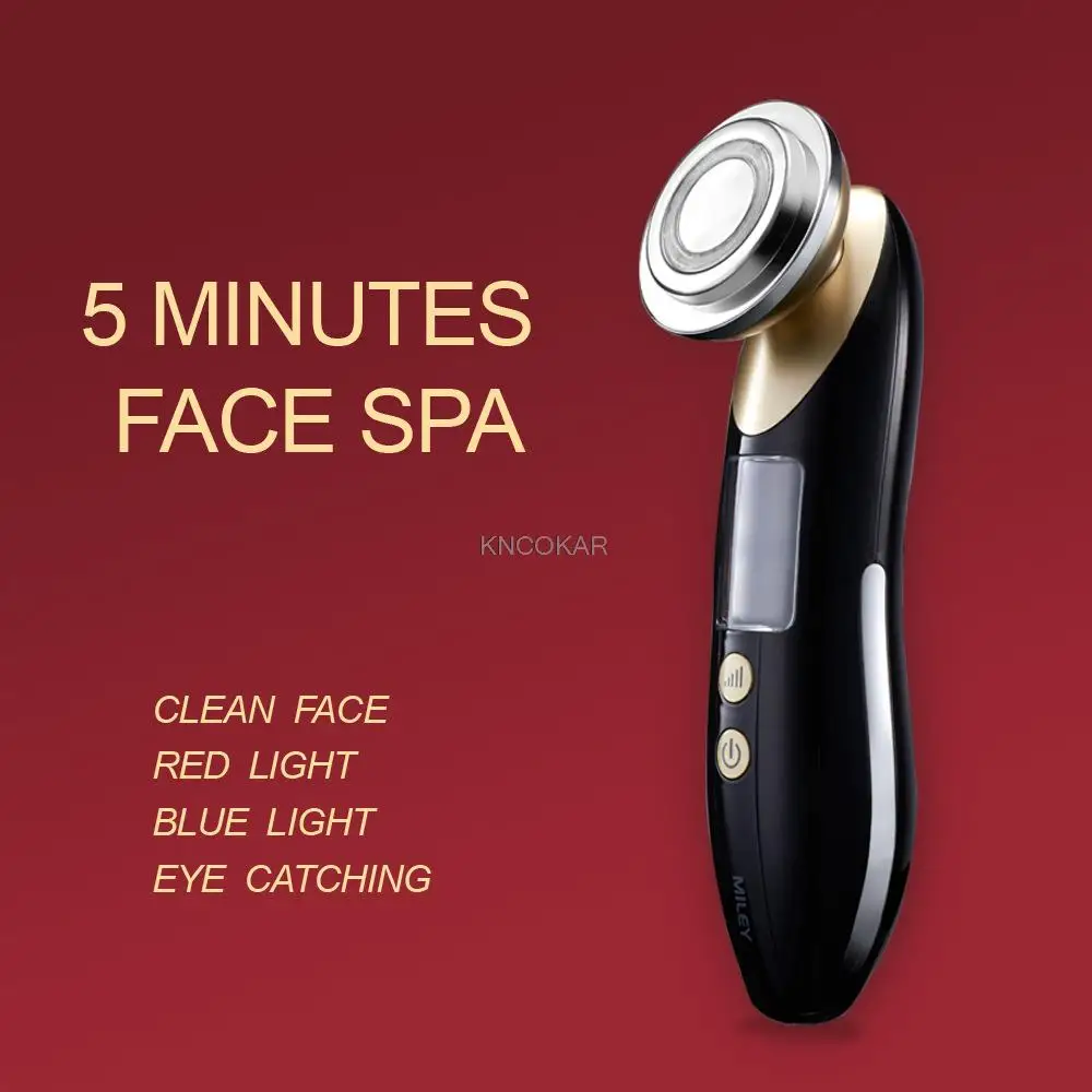 New Beauty Instrument Face Photon Massage Instrument Lift EMS Rejuvenation Cleanser Warm Import Instrument