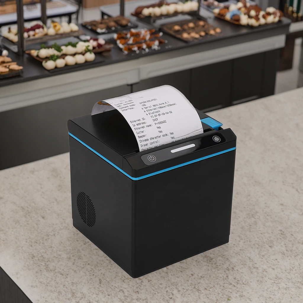 HSPOS 58/80mm Cloud Print Thermal Ticket Receipt Printer Supports ESC/POS Command Cloud Printing Only-HDF