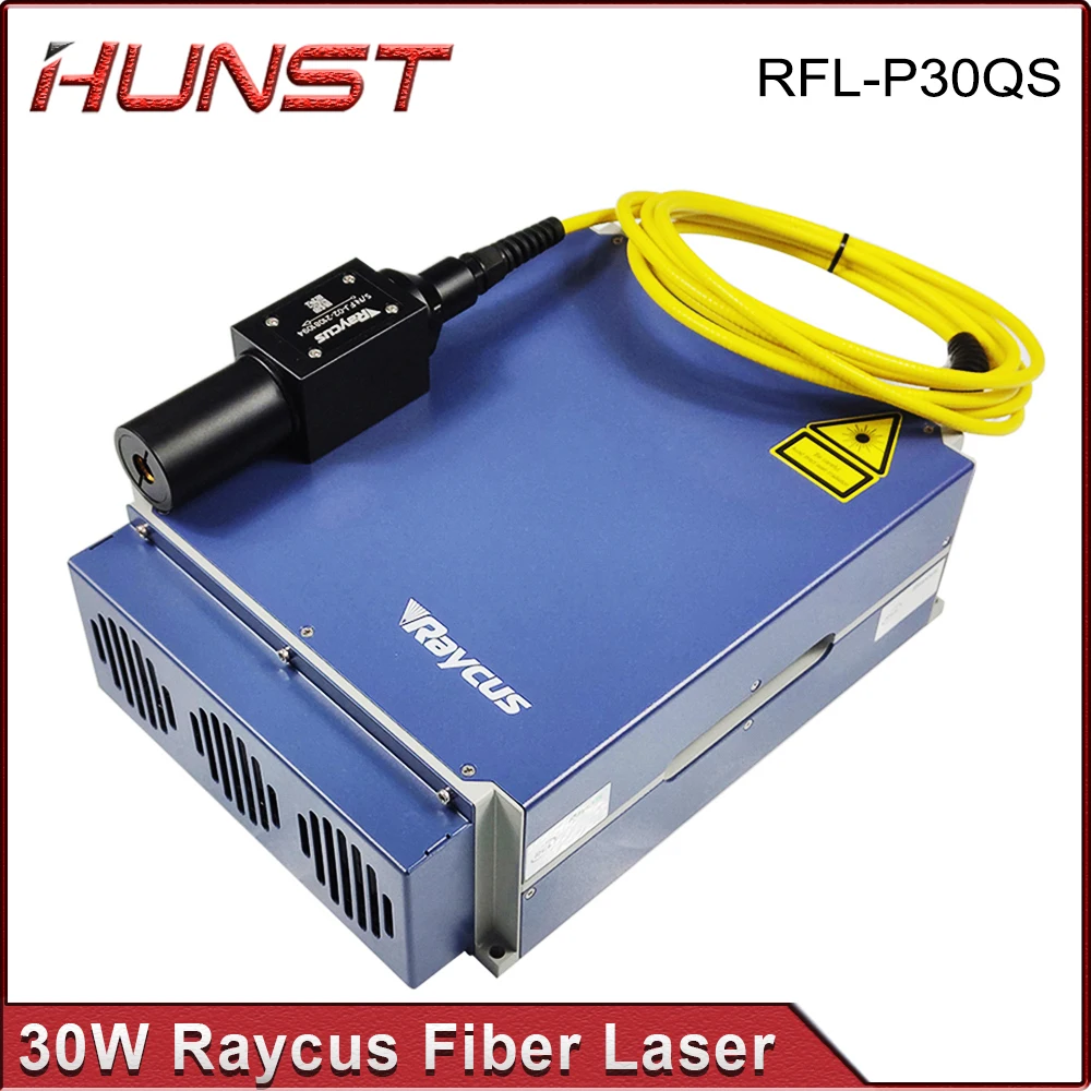 

Hunst Raycus 30W Q-switched Pulse Fiber Laser Source 1064nm High Quality Module for Metal Marking and Engraving Machine