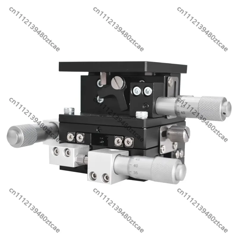 

XYZ 3-Axis Manual Sliding Table 60x60mm Optical Fine Adjustment Lifting Platform Precision Positioning Stage