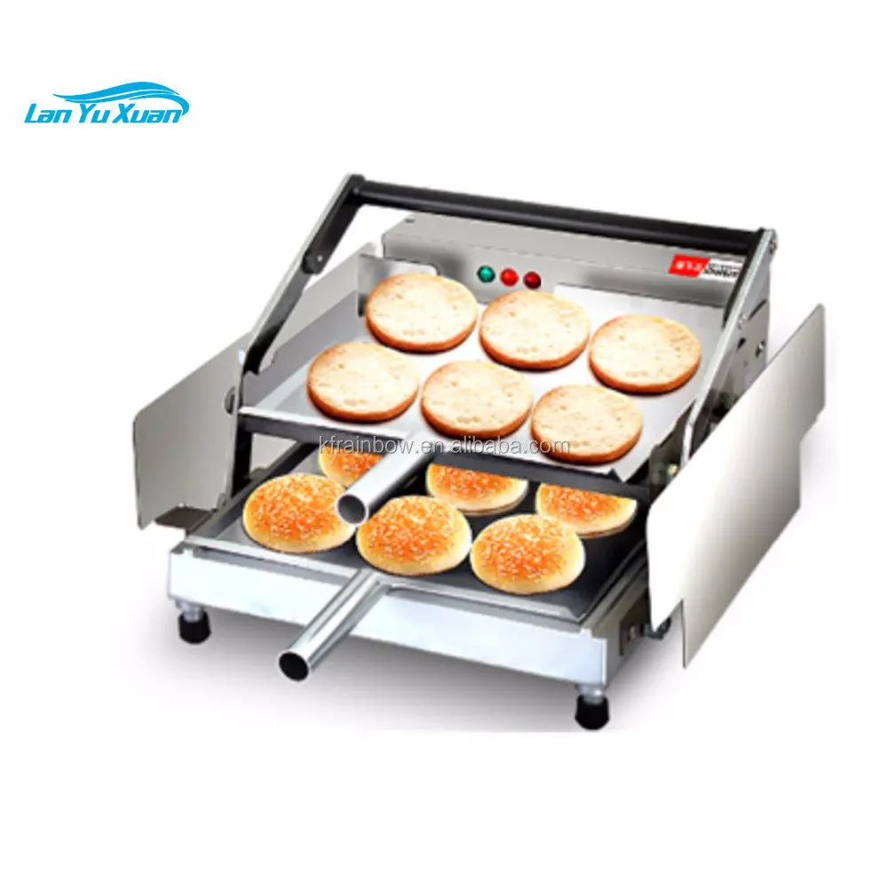 Automatische Elektrische Bacon Brood Baker Machine Bakkerij Apparatuur/Brood Machines Elektrische Burger Slicer/Cutter