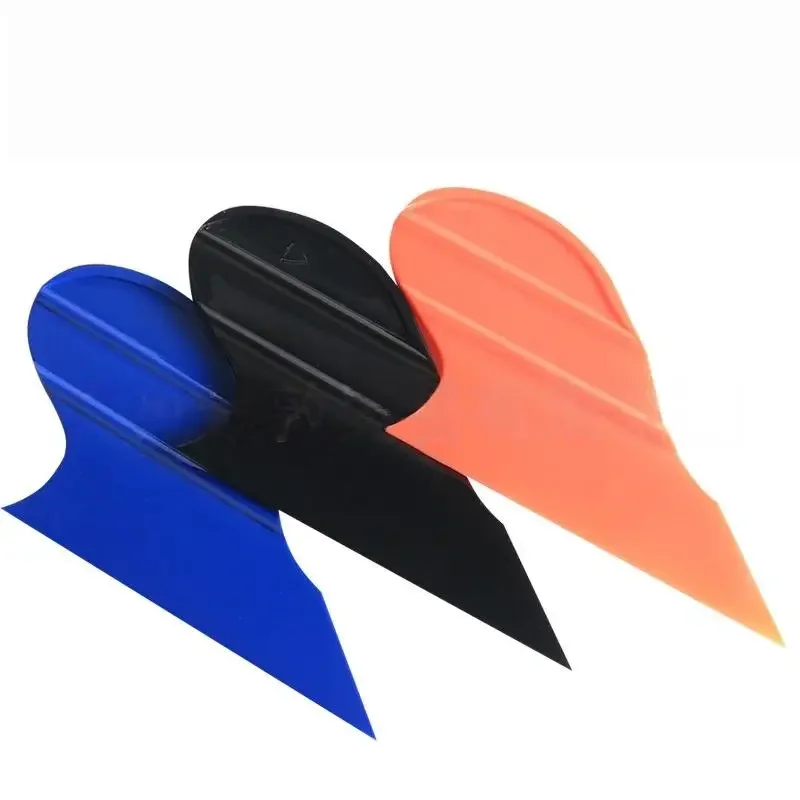 Kit de 5 raclettes à différentes duretés pour l'installation de film teinté, film carbone et film vinyle pour voiture, avec outils de finition des bords