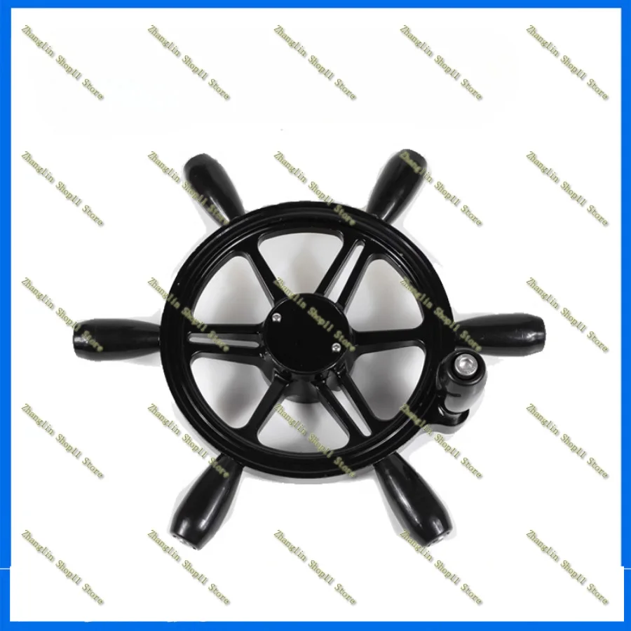 Marine Zinc Alloy Volante, Barco De Direção, Iate, Lancha, Barco De Pesca, Navio De Direção, Acessórios Da Engrenagem De Direção, 6-Spoke