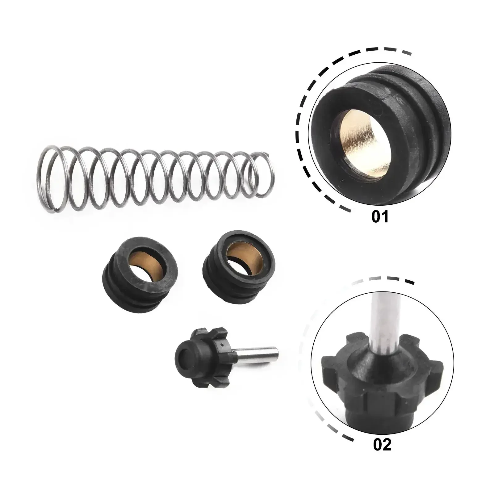 1set boccola di ingresso guarnizione in metallo per IR231G 231H 231HA 231HP 231XP strumenti sedi valvola a farfalla molla valvola a farfalla