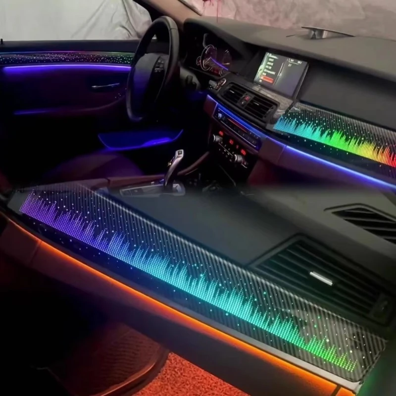 Dynamic LED Symphony Interactive Car Ambient Light System for  Auto Interior Light with Control Ambiance