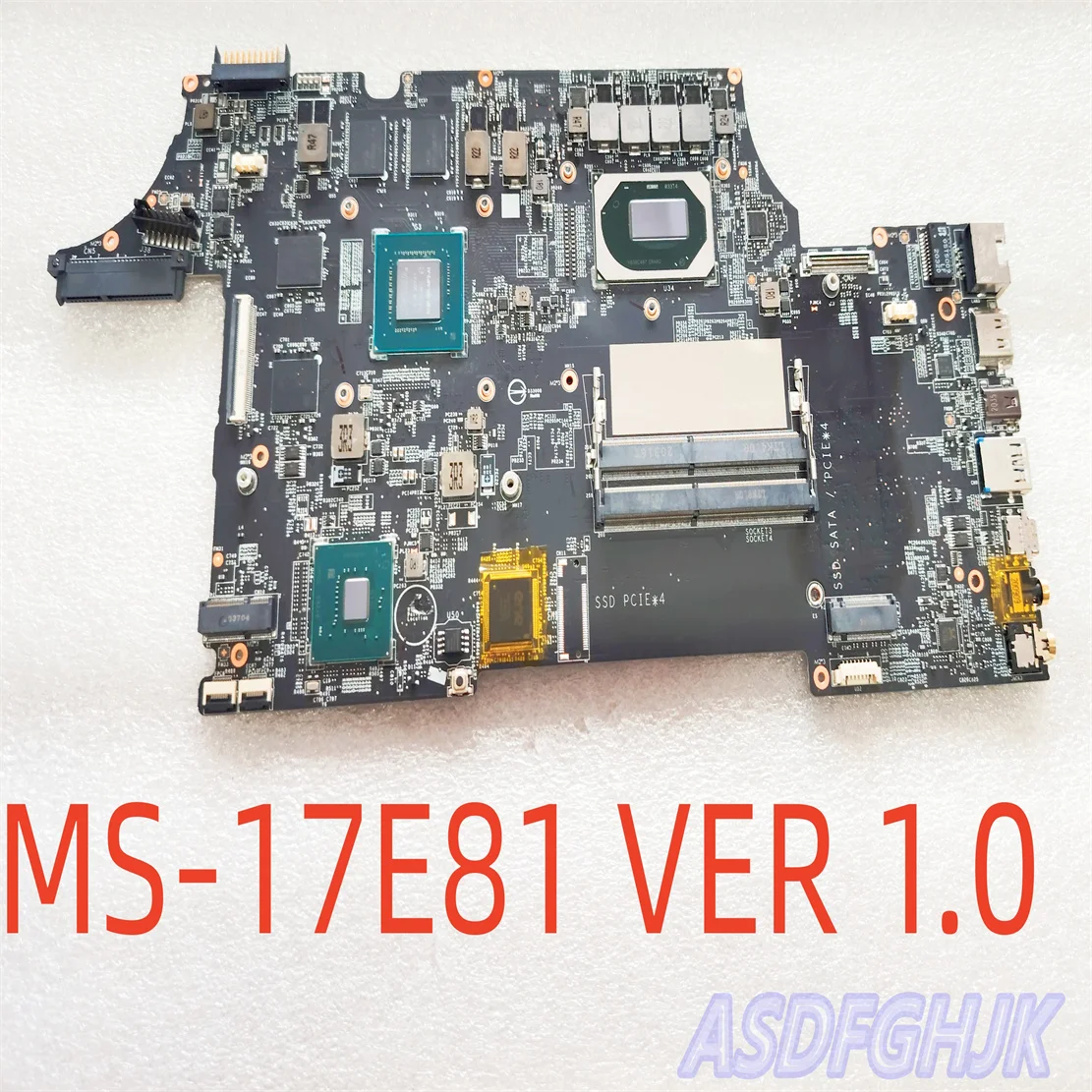 MS-17E81 VER 1.0 LAPTOP MOTHERBOARD FOR MSI GL63 GL73 MS-17E8 MAINBORAD WITH I7-10750H CPU AND GTX1650M TEST OK