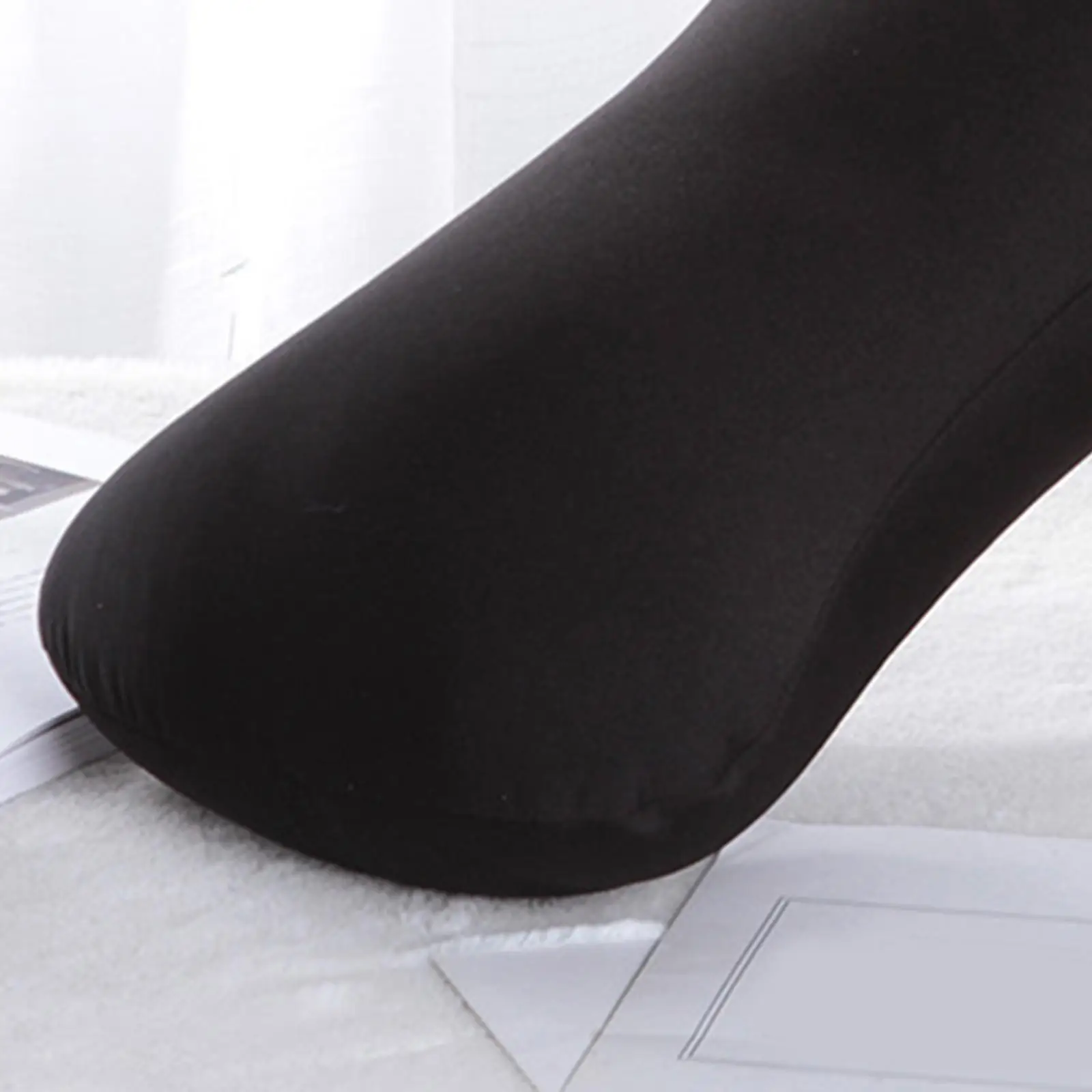 2x Deluxe Tube Microbead Bolster Pillow with Removable Cover, Odorless & Flexible, Head, Neck & for