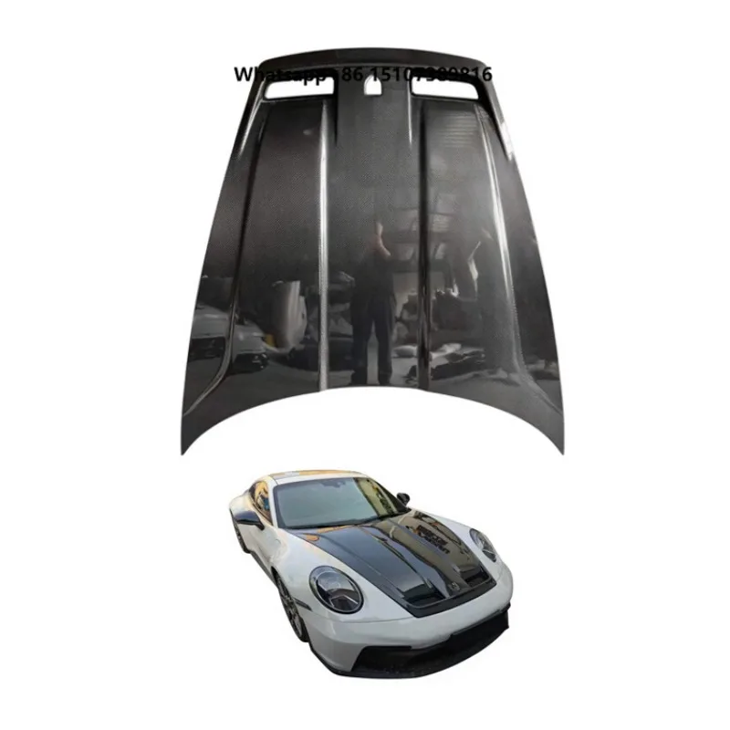 High Quality TKT Style 991 992 Dry Carbon Fiber Hood Engine Hood for  carrera 2019-2026