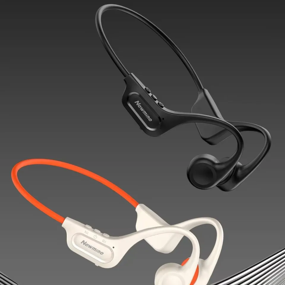 

2025 hot sale Newman H86 bone conduction sports bluetooth headset light wear waterproof long battery life button control spot