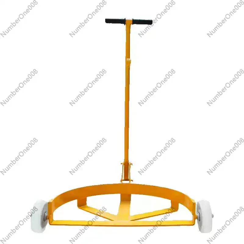 Simple oil barrel low position translation push pull hand tow transporter hand pull sliding iron plastic universal