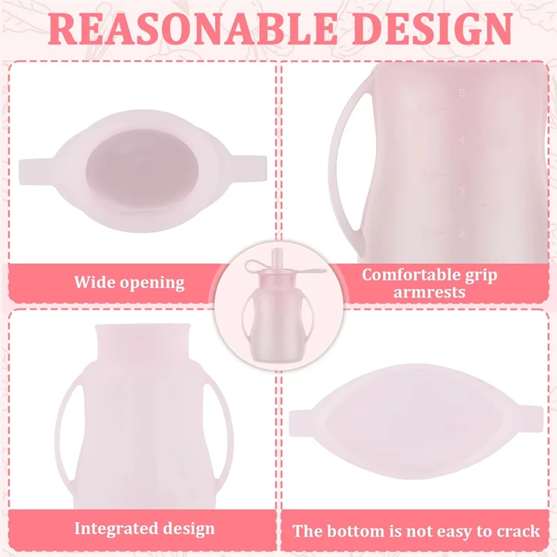 

ABRB-2Pcs Silicone Children Food Supplement Pouches - Leak-Proof, Squeeze & Suckable Milk/Juice Storage Bags