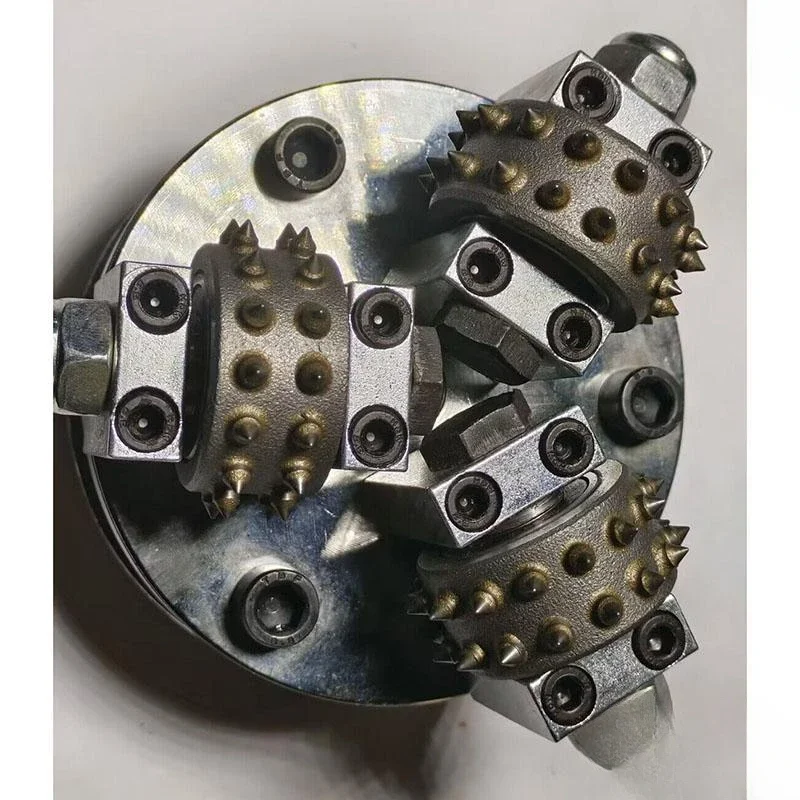 Exceeding expectations 5 Inch 30 Pin Tooth Disc Angle Electric Chisel Wheel 3Roller Grinding Wheels For Stone Granite