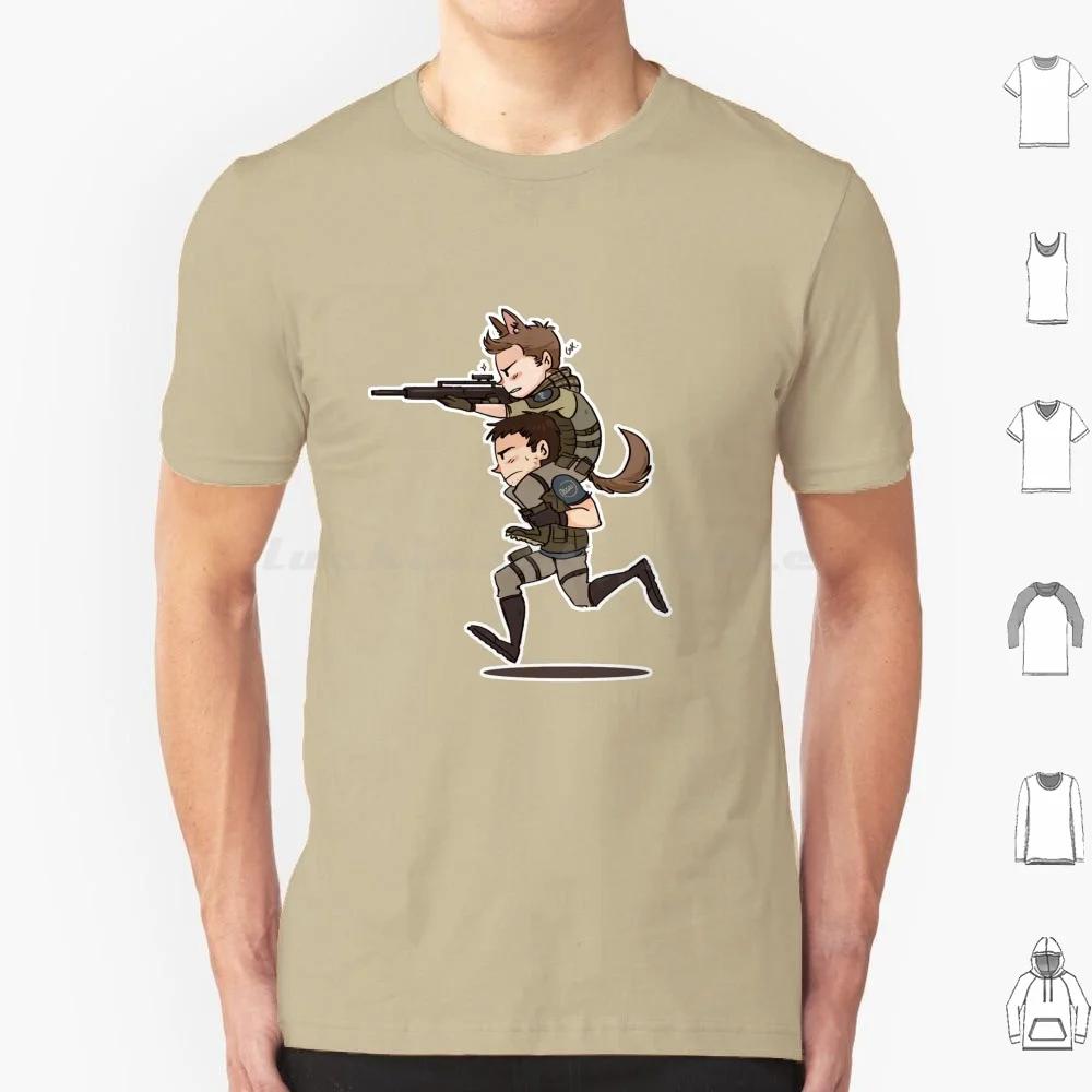 Nivafield T Shirt 6Xl Cotton Cool Tee Re6 Residenevil6 Chris Redfield Piers Games Fanart Cute Lovely Puppy Creative Cartoon