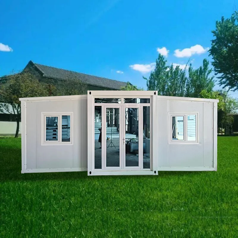 20ft Foldable Expandable Container Customized Expandable Prefabricated Houses Portable Container House Light Steel Structure