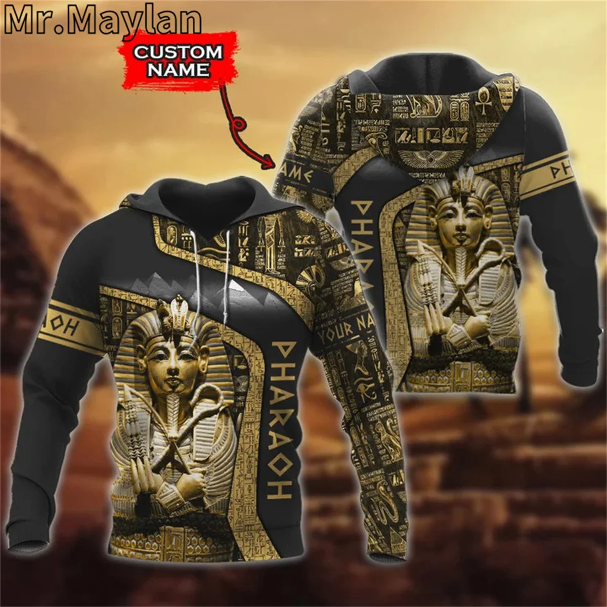 

PHARAOH KING OF ANCIENT EGYPT PYRAMIDS 3D Printed Unisex Hoodie Men Sweatshirt Streetwear Zip Pullover Casual Jacket Tracksuits