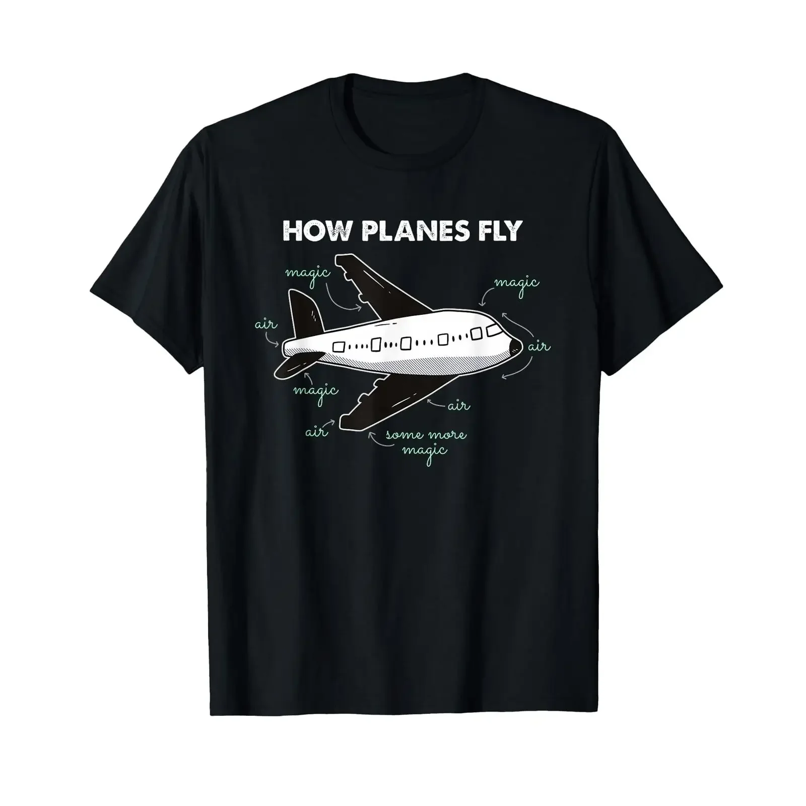 Comment les avions volent : T-shirt drôle d'ingénieur aérospatial, vintage, délavé, légèrement polyvalent, confortable, streetwear homme